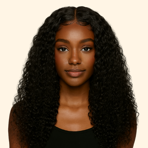 JERRY CURLY NATURAL BLACK WIG